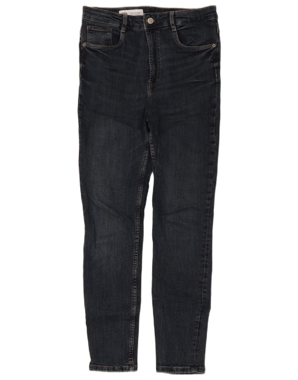Blugi skinny dama Zara EU 40 Medium W30 L27 Bumbac albastru
