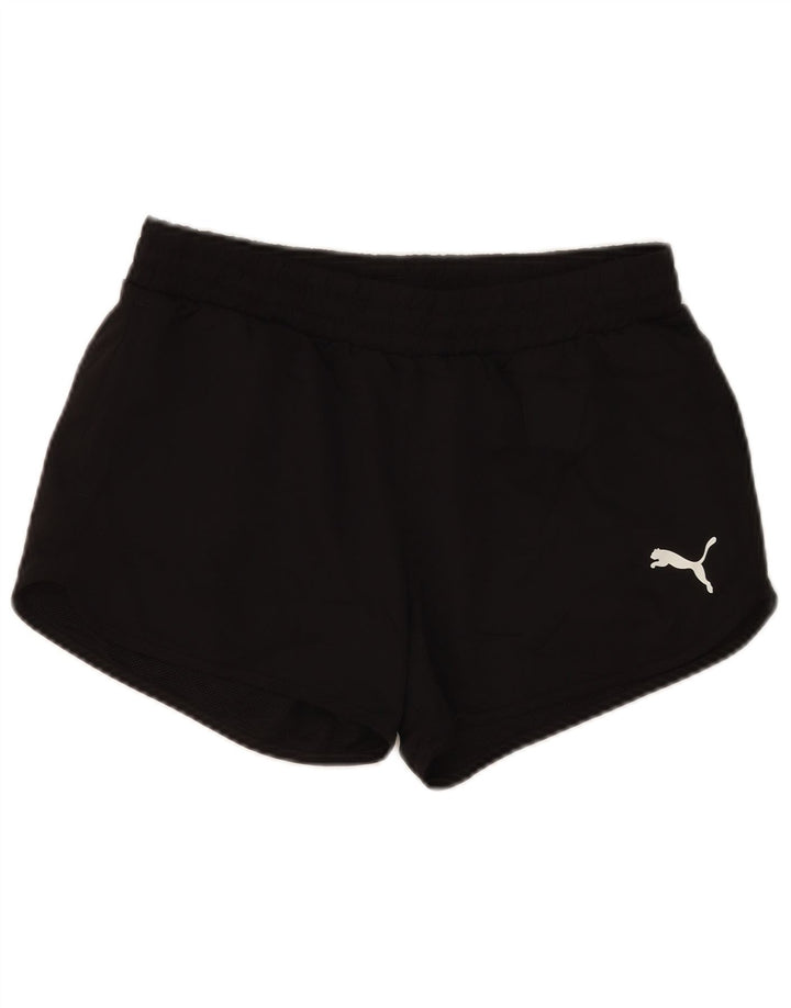 Pantaloni scurti sport Puma pentru femei UK 10 Small Black Poliester