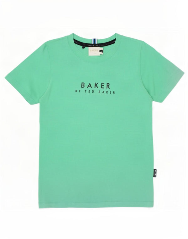 Tricou grafic pentru băieți Ted Baker Top 3-4 ani bumbac verde