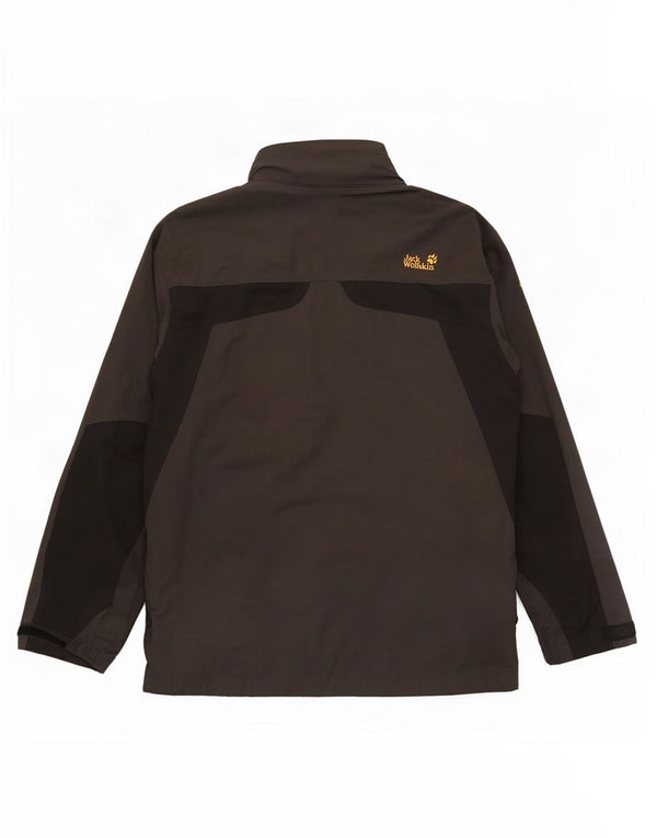Jack Wolfskin Jachetă de ploaie pentru bărbați UK 50 3XL Kaki Poliamidă color bloc