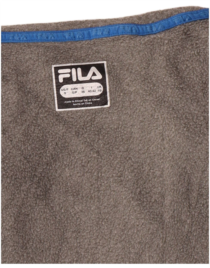 Pulover cu grafic pentru femei Fila UK 10 Small Gri