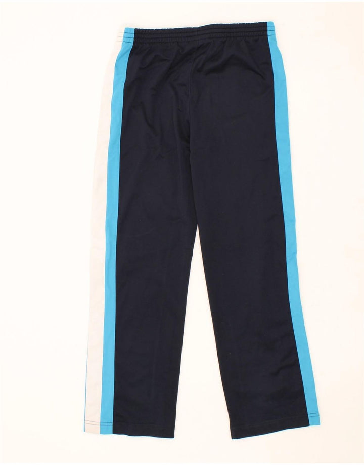 CHAMPION Boys Tracksuit Trousers 9-10 Years Medium  Navy Blue Colourblock Vintage Champion and Second-Hand Champion from Messina Hembry 