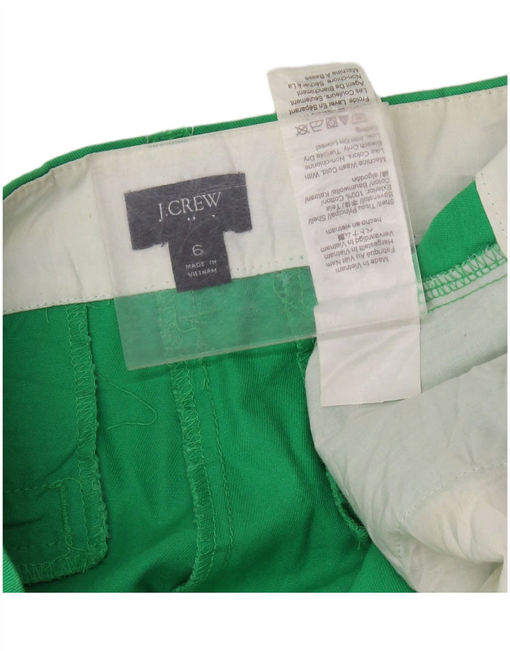 Pantaloni scurti chino pentru femei J. CREW US 6 Medium W32 Bumbac verde