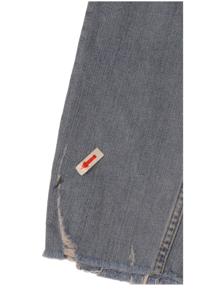 Blugi slim pentru femei Distressed Zara EU 38 Small W28 L26 Albastru