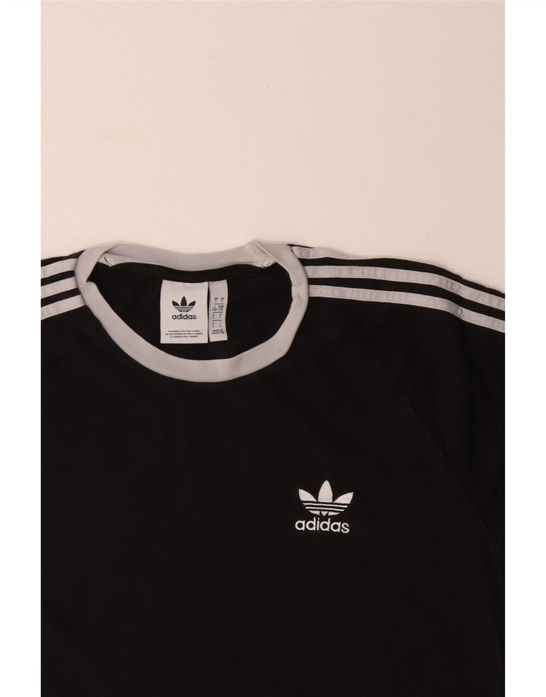 Tricou pentru bărbați ADIDAS Top mare din bumbac negru