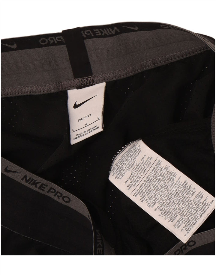 Pantaloni scurți sport Nike Dri Fit pentru bărbați, mari, negru, poliester