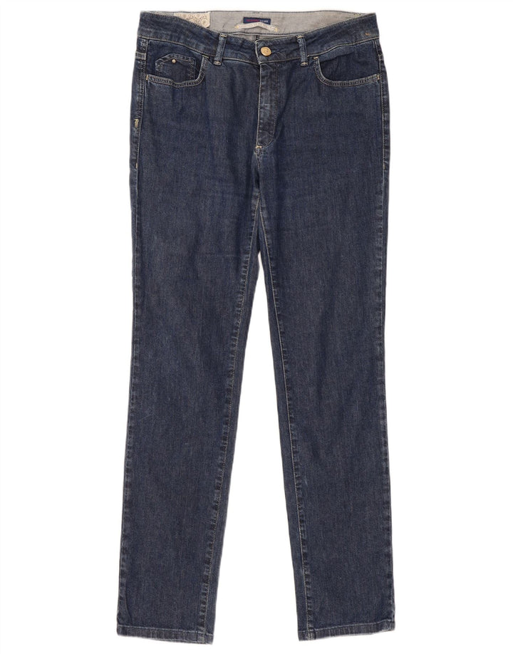 Trussardi blugi subțiri pentru femei W32 L32 bumbac bleumarin