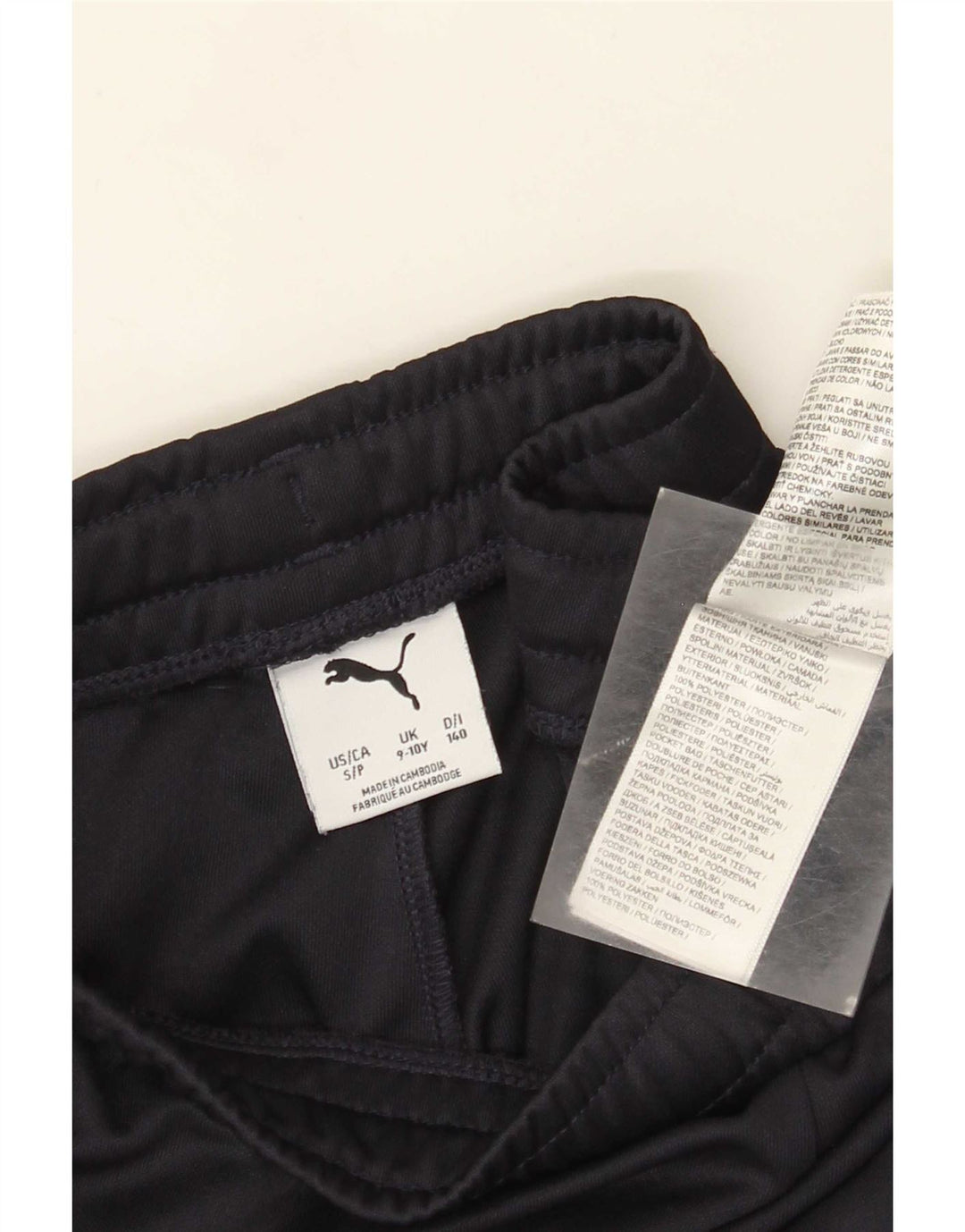 Puma Băieți Pantaloni Trening Pantaloni Joggeri 9-10 Ani Bleumarin Poliester