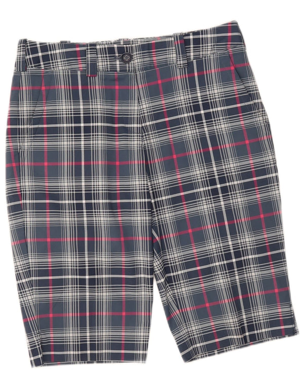 Pantaloni scurti chino Dri Fit Nike pentru femei UK 8 Small W28 Blue Check Poliester