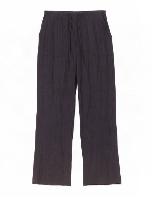 Pantaloni casual pentru femei cu picioare largi Zara L32 L31 Gri Viscoză