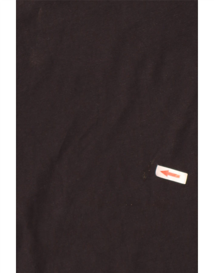 Tricou Jack & Jones pentru bărbați Top mare din bumbac negru
