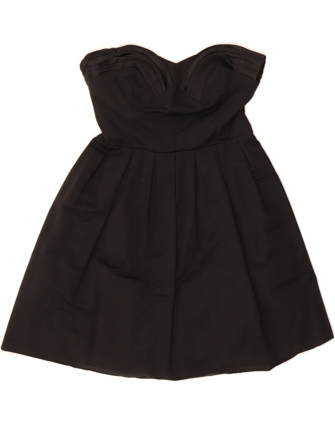 OASIS Womens Strapless Dress UK 10 Small Black Cotton Vintage Oasis and Second-Hand Oasis from Messina Hembry 