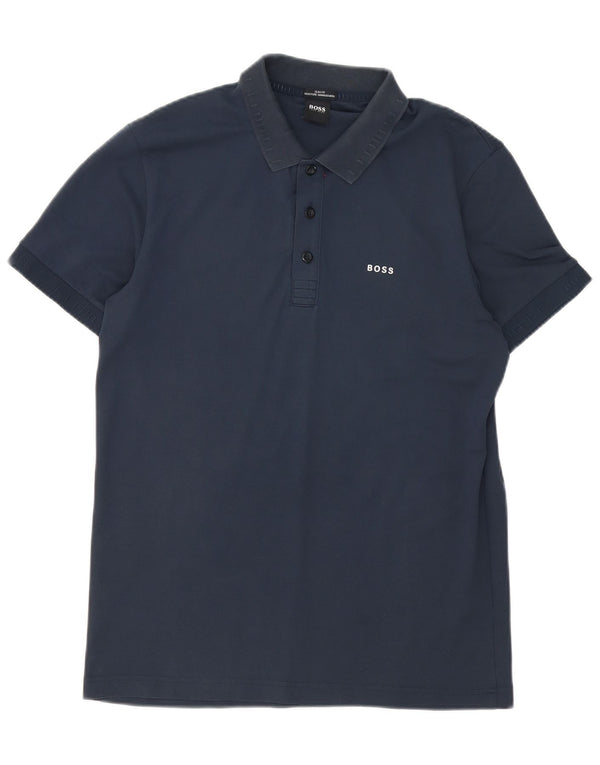 Cămașă polo Hugo Boss pentru bărbați, slim fit, bleumarin mediu