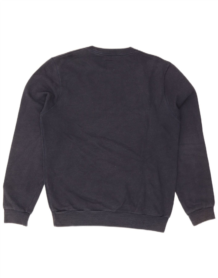 Hanorac cu grafic Jack Wills pentru bărbați Pulover mediu din bumbac bleumarin