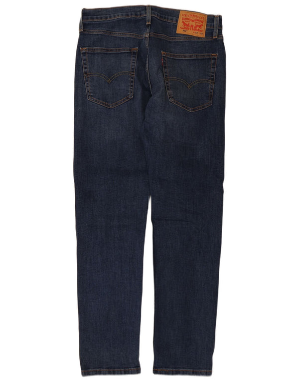 Blugi conici pentru bărbați Levi's 502 W32 L32 Bumbac albastru