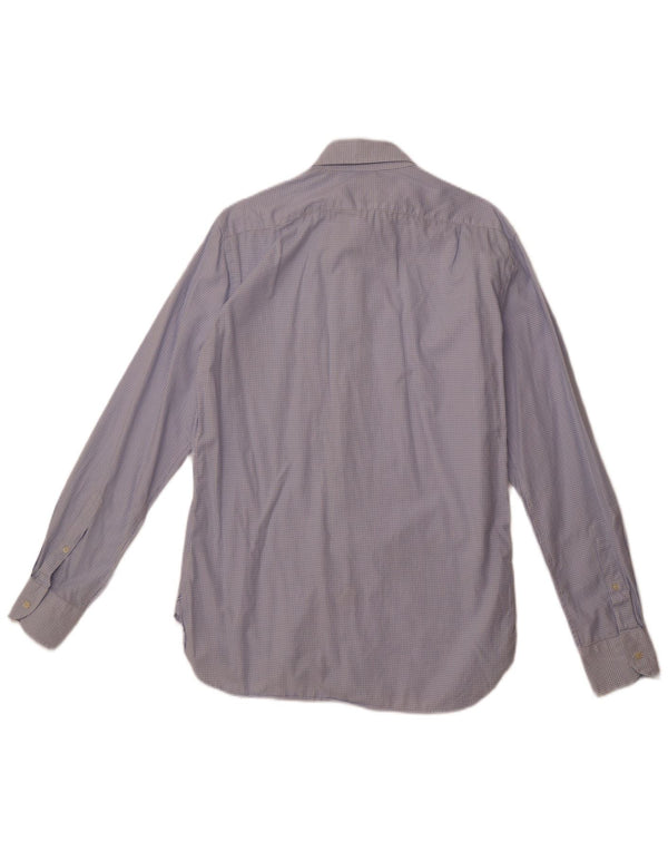 Cămașă pentru bărbați BOGGI Tailored Fit Mărimea 40 15 3/4 Medium Blue Check