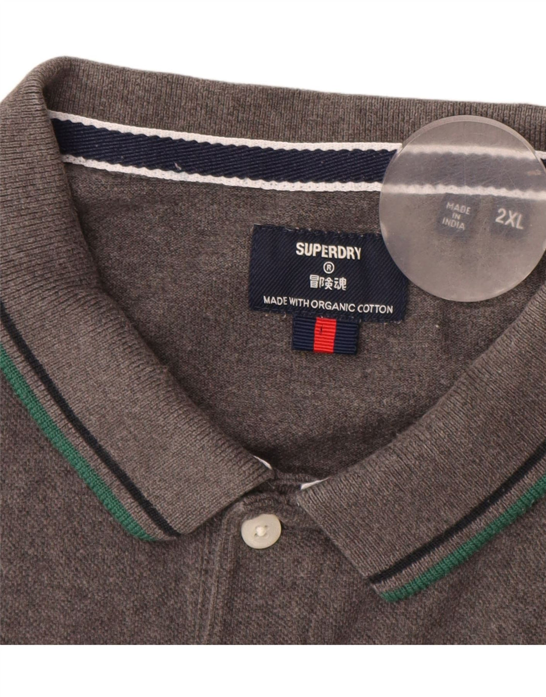 Tricou polo pentru bărbați Superdry 2XL bumbac gri