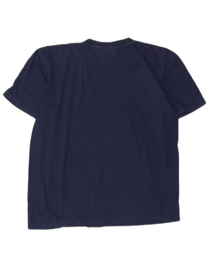 Tricou Bărbați FILA Top Mediu Bleumarin Bumbac