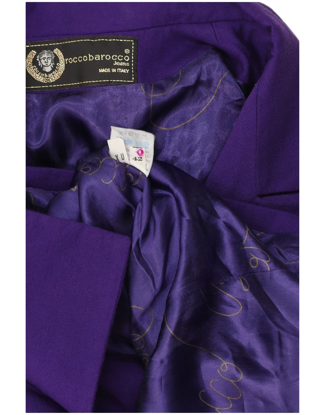 ROCCOBAROCCO Jachetă Blazer pentru Femei la Dublu Breasted IT 42 Mov Mediu