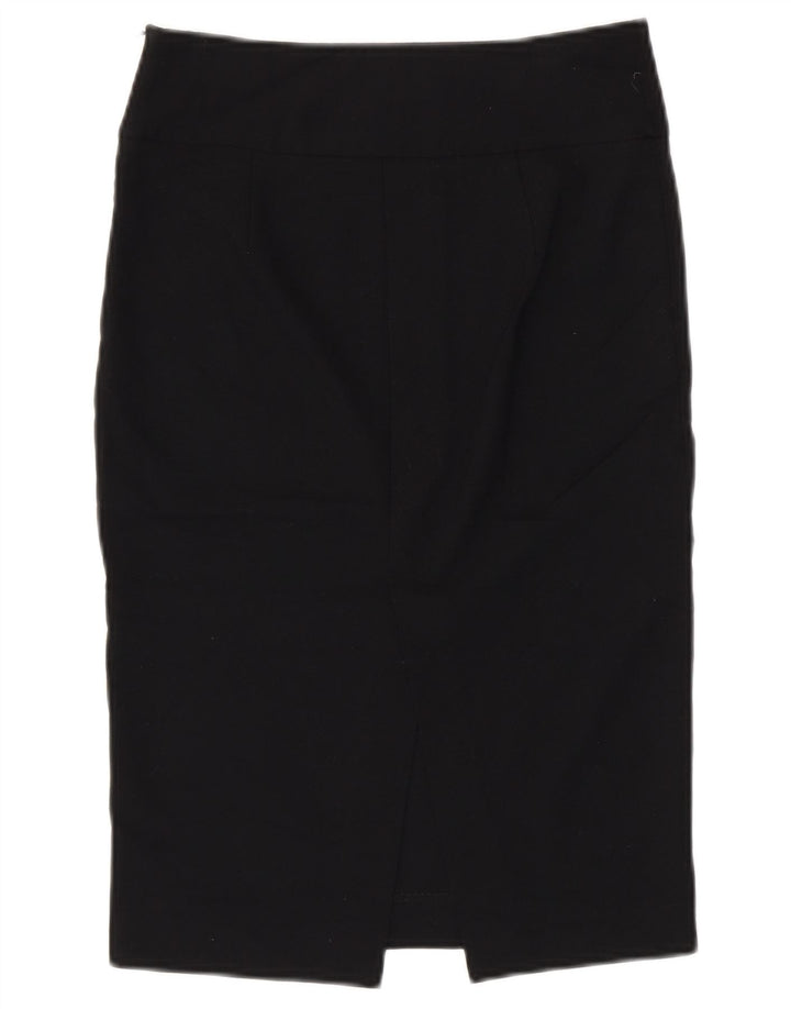 ZARA Womens Pencil Skirt EU 34 2XS W24 Black Polyester
