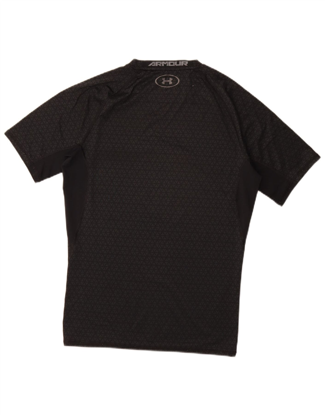 Tricou pentru bărbați UNDER ARMOUR Heat Gear Top mare, gri geometric, sintetic