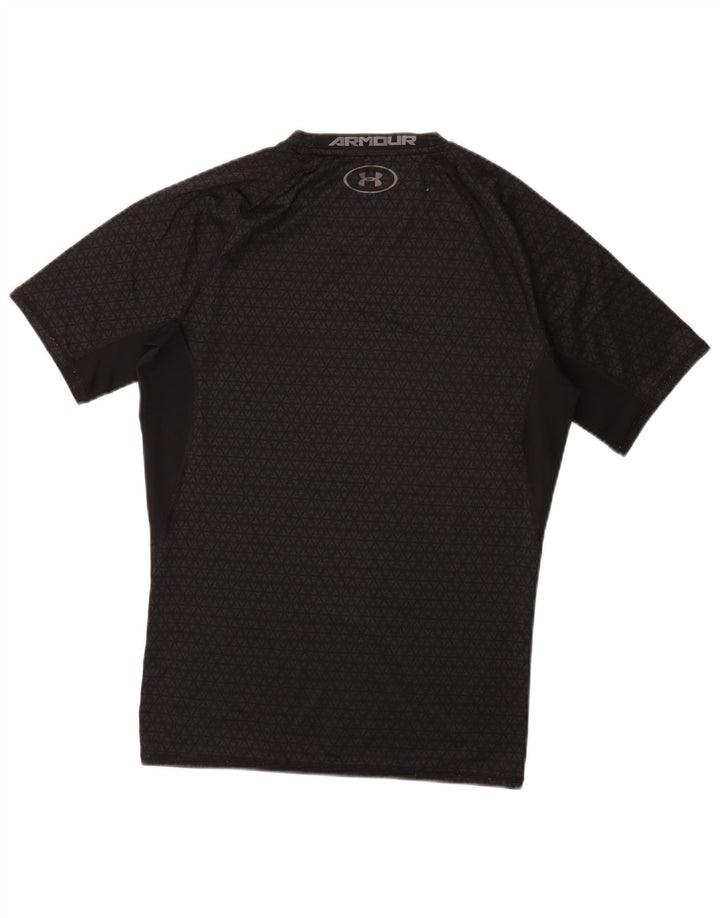 Tricou pentru bărbați UNDER ARMOUR Heat Gear Top mare, gri geometric, sintetic