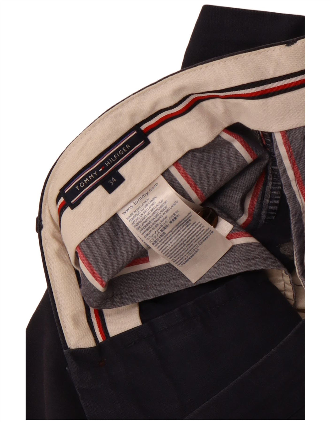 Pantaloni scurți chino Tommy Hilfiger pentru bărbați W34, mari, albastru, bumbac