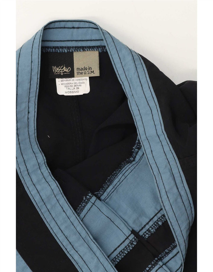 Pantaloni scurți de înot Mossimo pentru bărbați, mici, negru, nailon color bloc