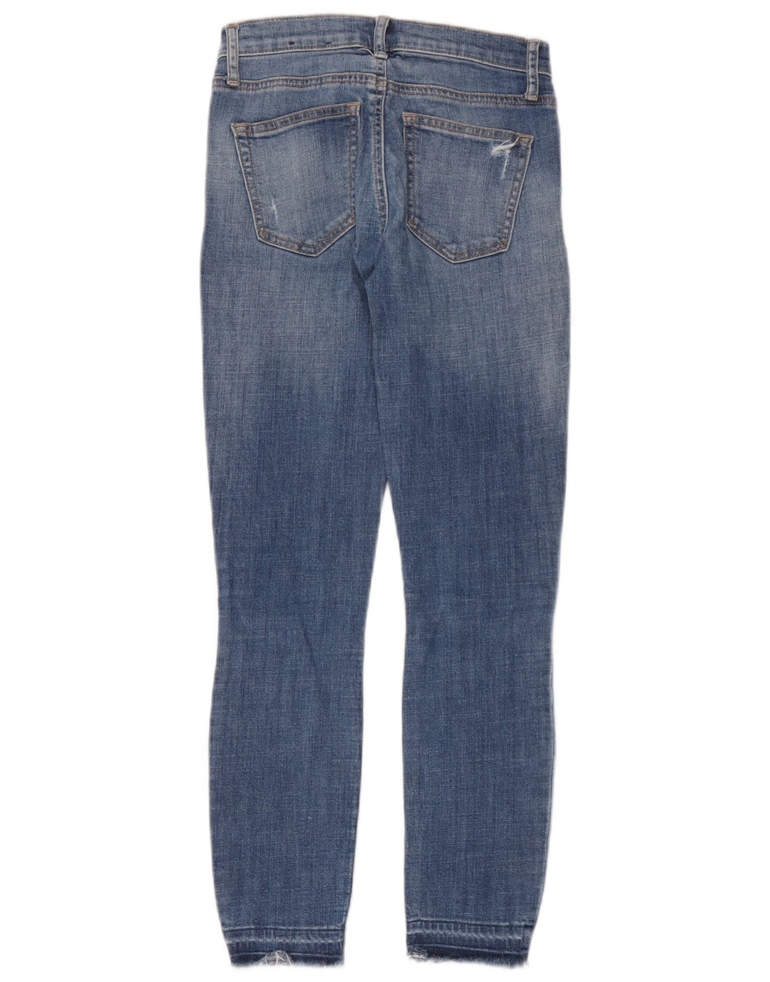 Blugi slim pentru bărbați Gap Distressed W24 L27 Bumbac albastru