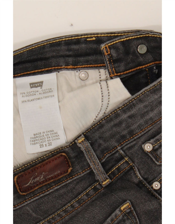 LEVI'S Womens Demi Curve Bootcut Jeans W25 L28 Grey Cotton Vintage Levi's and Second-Hand Levi's from Messina Hembry 