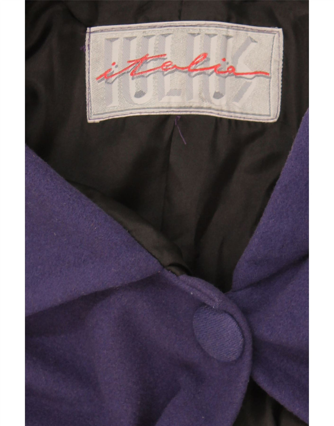 VINTAGE Womens Oversized Overcoat UK 18 XL Purple Vintage Vintage and Second-Hand Vintage from Messina Hembry 