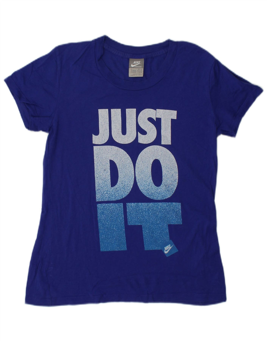 Tricou grafic Nike pentru femei Top UK 14/16 Large Blue