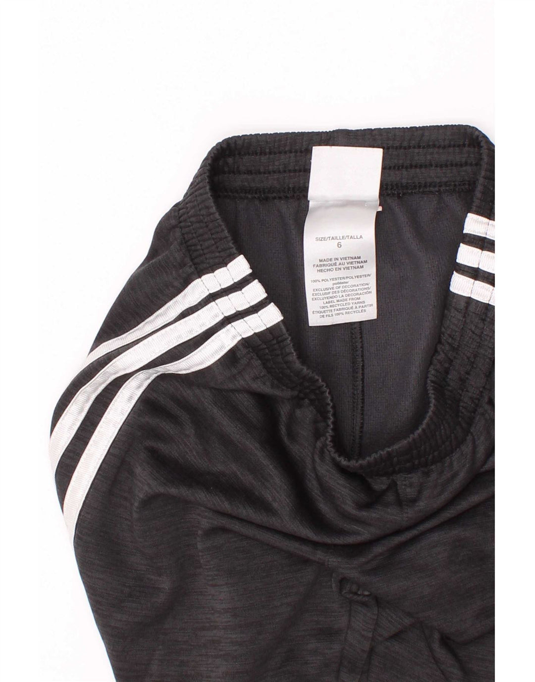 Pantaloni de trening Adidas pentru băieți Pantaloni de jogging 5-6 ani Poliester stricat gri