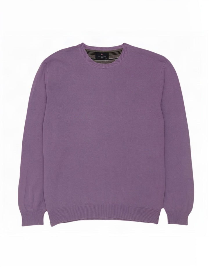 Marks & Spencer Pulover pentru bărbați, Blue Harbour, cu decolteu, 2XL, violet