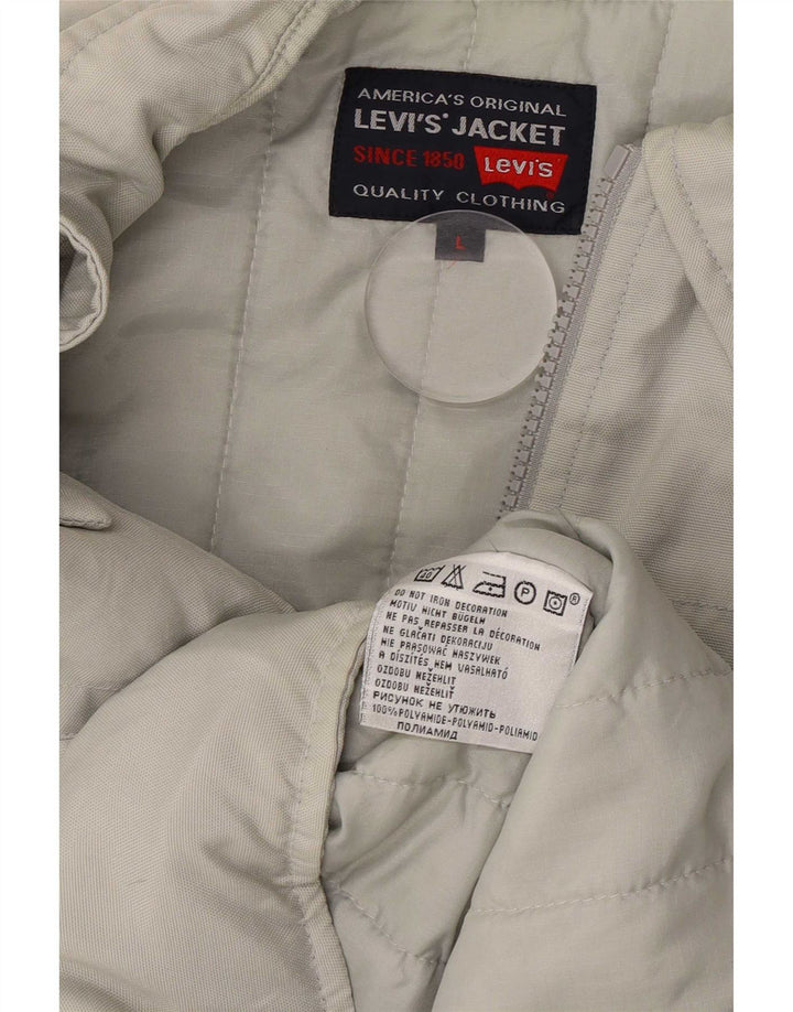 Jachetă Levi's pentru bărbați, UK 40, mare, gri din poliamidă