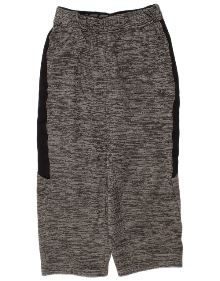 Pantaloni de trening Russell Athletic pentru baieti 7-8 ani poliester gri mediu