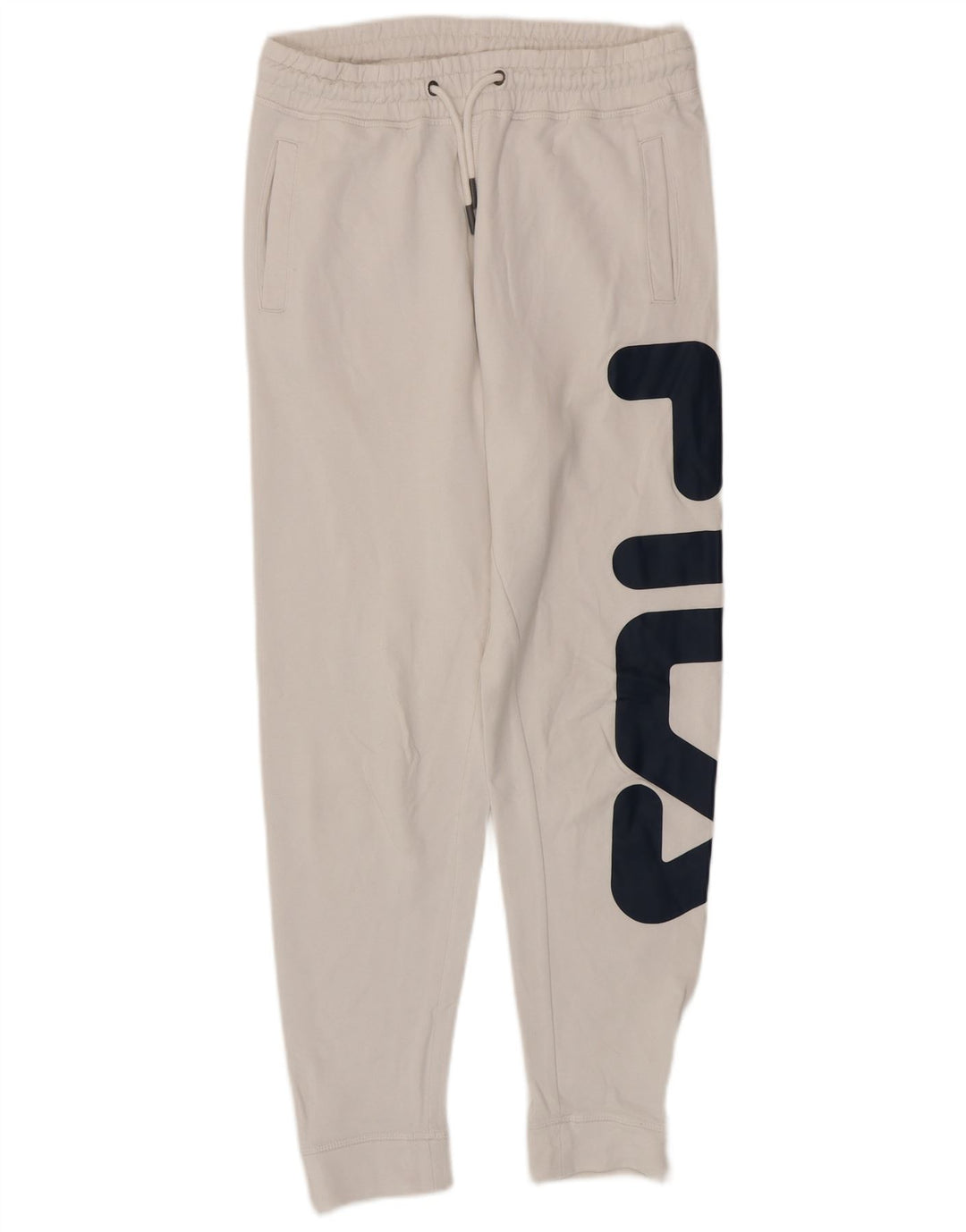 Pantaloni de trening pentru bărbați cu grafică FILA Pantaloni de jogging XS Bumbac alb