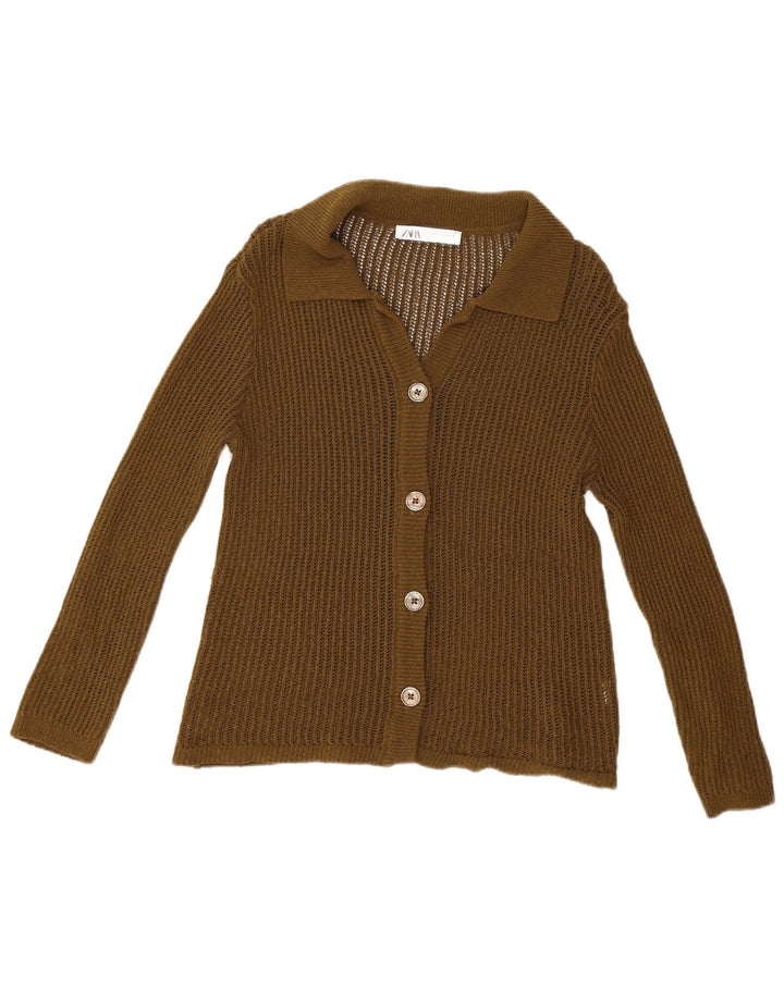 Pulover cardigan supradimensionat pentru femei Zara UK 10 Small Green