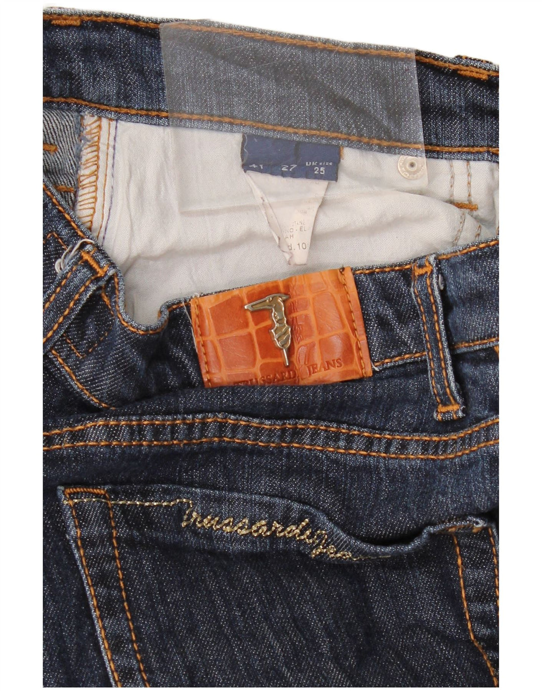 TRUSSARDI Blugi drepti pentru femei W25 L30 bleumarin