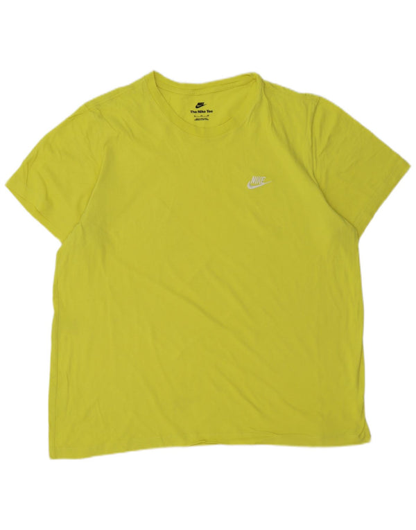 Tricou Bărbați NIKE Top XL Verde Bumbac