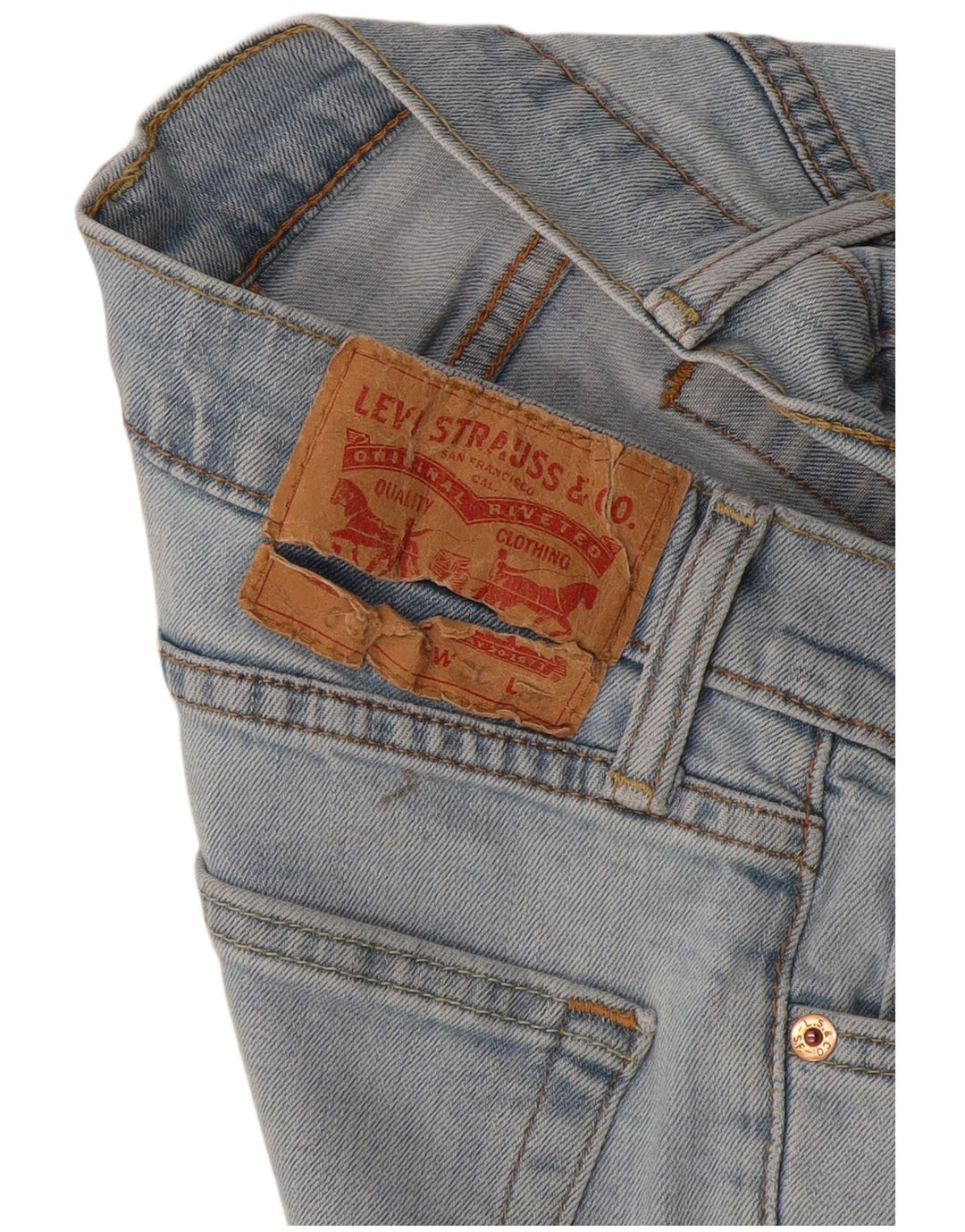 Blugi drepti pentru bărbați Levi's W30 L29 albastru