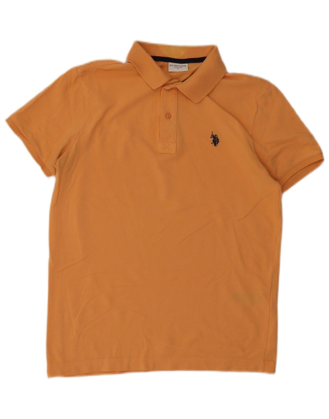 Polo pentru bărbați US Polo Assn, bumbac portocaliu mic