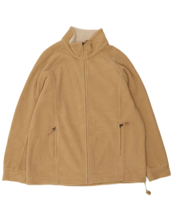 Jachetă fleece pentru femei Marks & Spencer UK 14 mare, bej, poliester