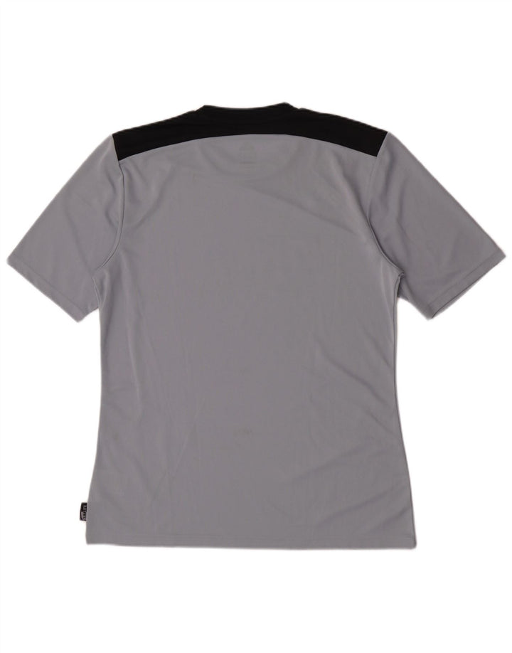 Tricou pentru bărbați Adidas Climalite Graphic Top Mediu Gri Poliester Colorblock
