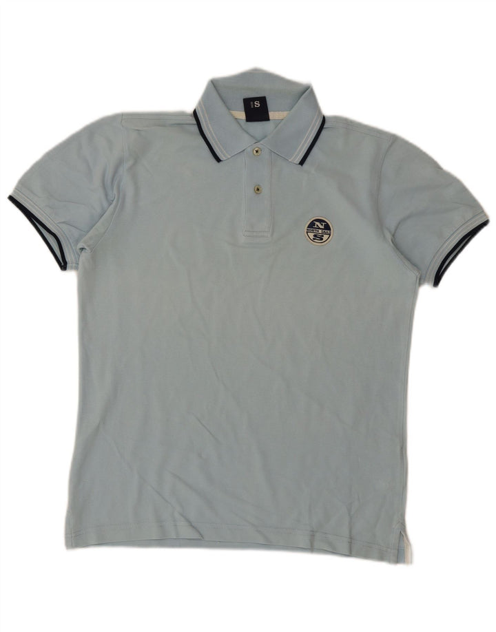 Tricou polo North Sails pentru bărbați, bumbac albastru mic