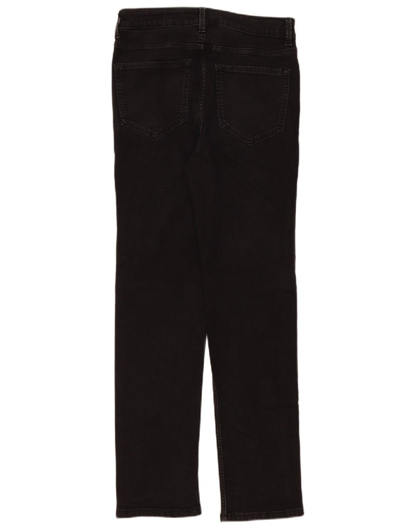 Marks & Spencer The Sienna Straight Jeans pentru femei UK 12 Medium W30 L30 Negru