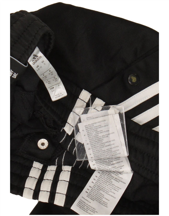 Pantaloni de trening ADIDAS pentru femei UK 8/10 Poliester negru mic