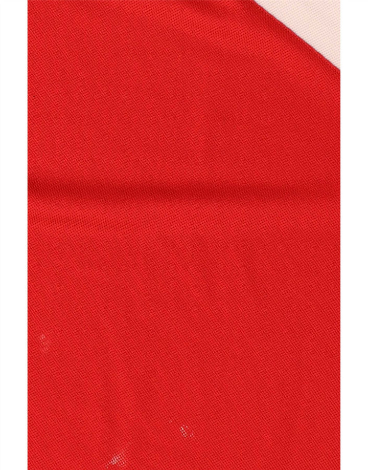 Tricou polo Fila pentru bărbați, mare, roșu, poliester color bloc