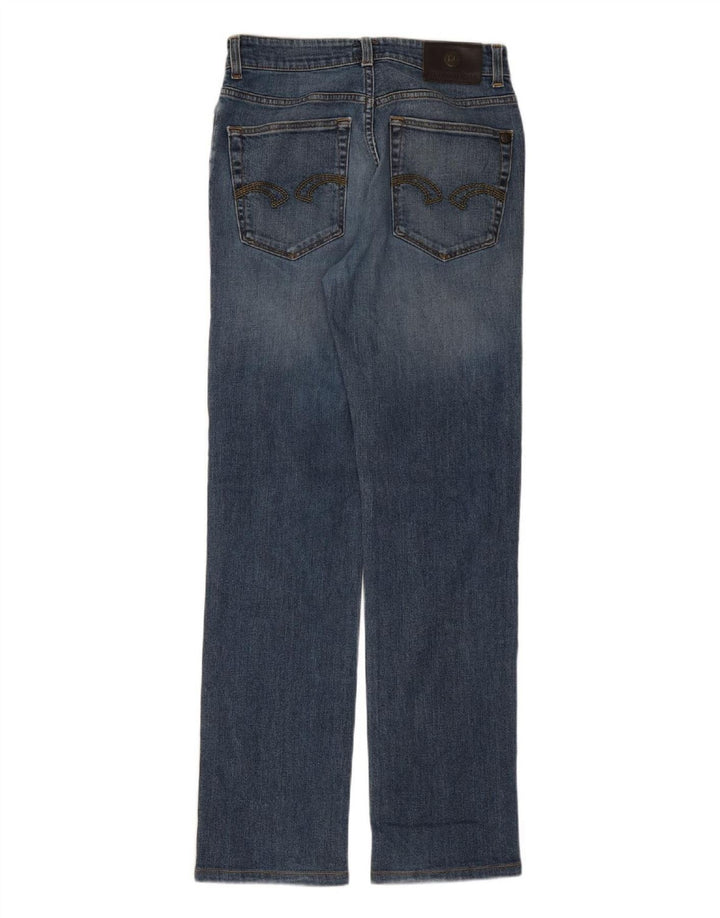 TRUSSARDI Womens Straight Jeans W29 L31 Blue Cotton