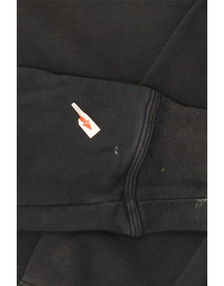 Pulover Nike pentru bărbați, bumbac mediu negru